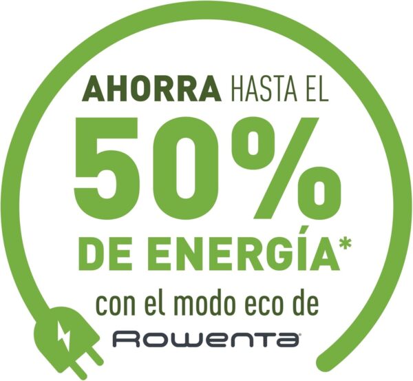 Rowenta Mini Excel Eco Safe - Calefactor bajo consumo cerámico de rápido calentamiento, potencia regulable de 1.000 W o 2.000 W, termostato, función Eco, calefactor silencioso solo 50 dBA, SO9266 - Image 2
