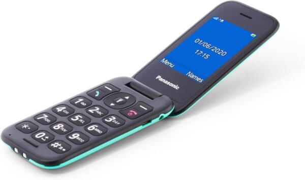 Panasonic KX-TU400EXR - Teléfono Móvil Para Personas Mayores (Botón SOS, Pantalla color TFT 2.4", 450HRS en Reposo, 4HRS de Conversación, Linterna, Cámara, Bluetooth), color Burdeos - Image 7