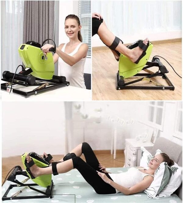 LUNEZY Ejercitador de Pedal eléctrico médico, para Ejercicios de recuperación de piernas, Brazos y Rodillas, Bicicleta de Ejercicio y ejercitador de Pedales para discapacitados y Ancianos - Image 3