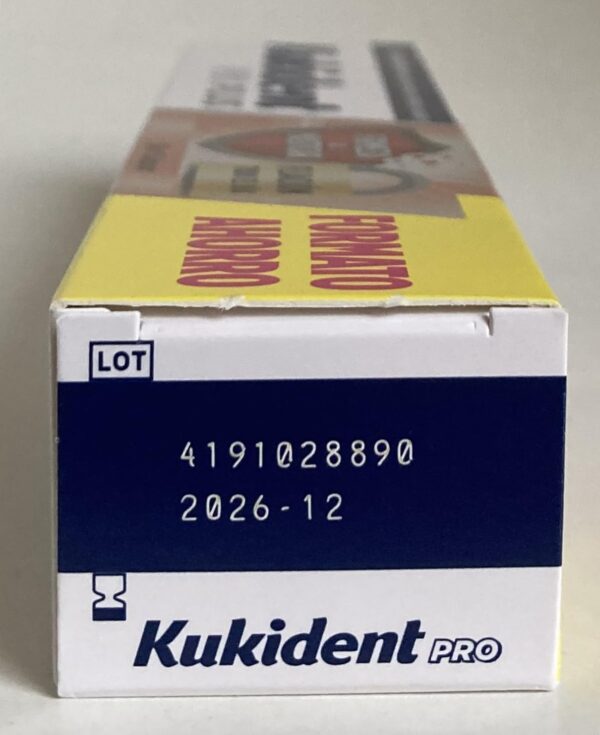 Crema Adhesiva Doble Acción de Kukident compatible |Para Dentaduras Postizas| 60gr,-Pack 2Un. - Image 3