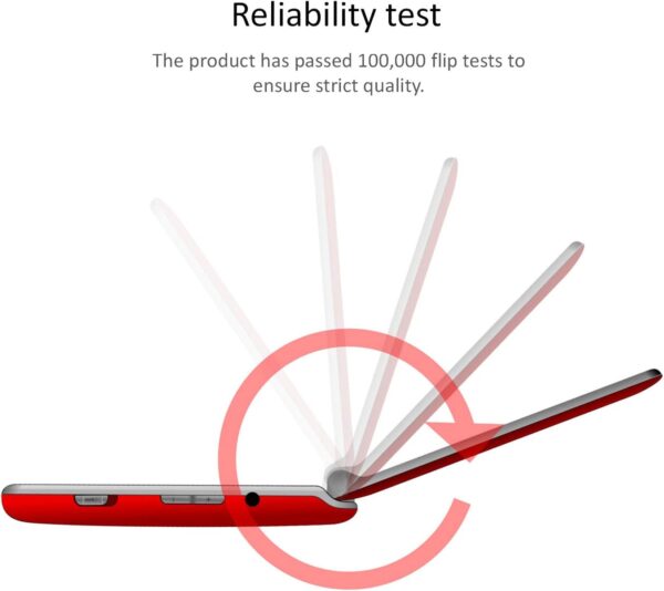 artfone Teléfono Móvil para Personas Mayores Teclas Grandes para Mayores, SOS Emergencia Botón, Linterna y Cámara, con una Base de Carga - Rojo - Image 4