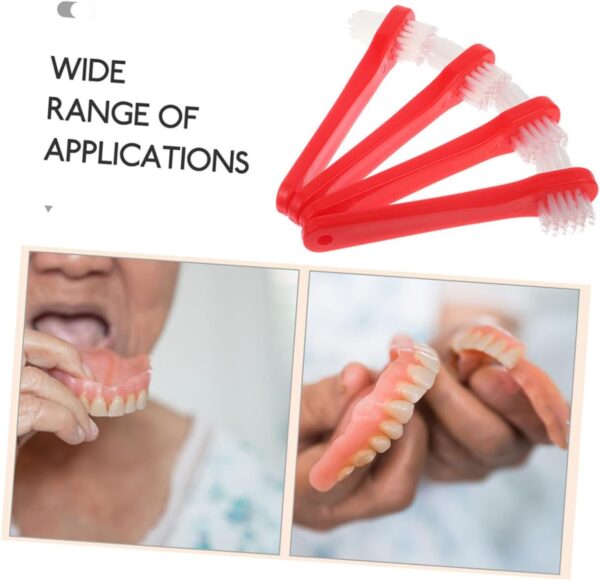 Healeved 3 Juegos 3 Juegos De Cepillos De De Doble Punta Cepillos De Cepillos De Doble Cabeza Suministros Para Dentaduras Postizas Cepillo De De 8 Uds * 3 - Image 7