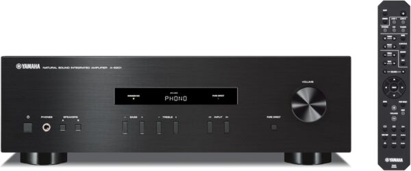 Yamaha A-S201 - Amplificador Hi-Fi estéreo (entrada RCA, 140 W por canal) negro