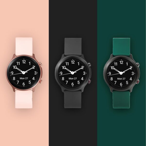 Doro Watch - Reloj Inteligente Mayores - Smartwatch Hombre y Mujer - Reloj Digital - Fitness - Pulsera Actividad - Reloj Seniores Resistente al Agua - Podómetro - Pulsómetro - Android y iOS (Negro) - Image 2