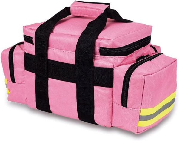 Mobiclinic, Bolsa asistencia sanitaria ligera, Bolsa de Rescate Profesional, Capacidad de más de 21 litros, con Asas reforzadas, Bandas reflectantes, Amplia, Resistente, Rosa - Image 6