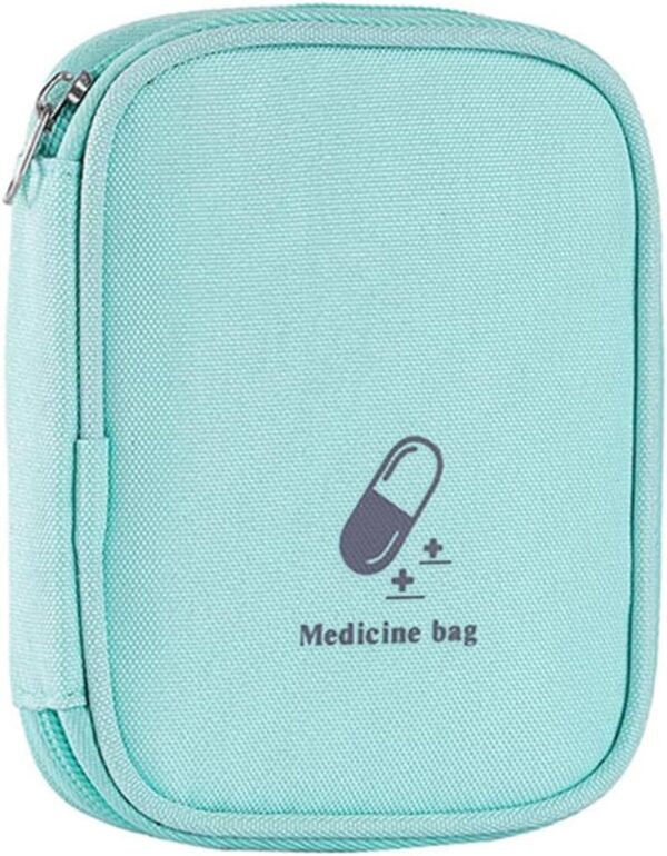IBXWMNG 1 pz Bolsa de Almacenamiento Médico Multifuncional portátil Impermeable para Primeros Auxilios,Mini Botiquín de Medicina,Bolsa Médica Vacía- Para el hogar, Viajes y Oficina