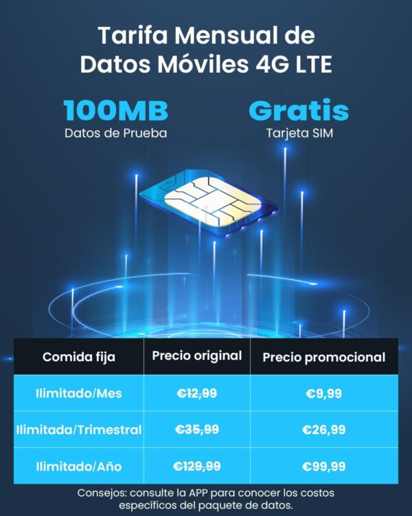 ieGeek 4G/3G LTE Cámara de Vigilancia Solar Inalámbrica, Soporte para Cambiar Tarjeta SIM, con Batería de 10000mAh, Visión Nocturna en Color 2K 3MP, PTZ 350°&90°, Detección Humana PIR - Image 4