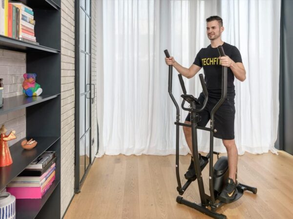 TechFit E250N Cross Trainer, Bicicleta estática elíptica para el hogar, la pérdida de Peso Máquina para Cardio y Ejercicios de Fitness, Dispositivo de Resistencia Magnética para Espacios Interiores - Image 7