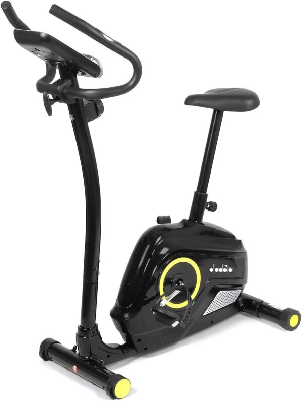Diadora Fitness Swing Evo - Bicicleta estática con pulso de mano según la norma CE, 82 x 56 x 28 cm, color negro - Image 14