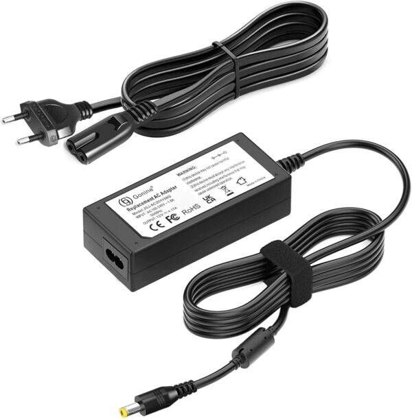 Gonine Cable de alimentación para Peloton Bicicleta Estática,12V 4.17A Adaptador AC para PLTN-RB1VO PLTN-RB1V1 PLTN-RB1VQ Gen 1 2 3 1ª 2ª 3ª Generación Bicicleta Estática