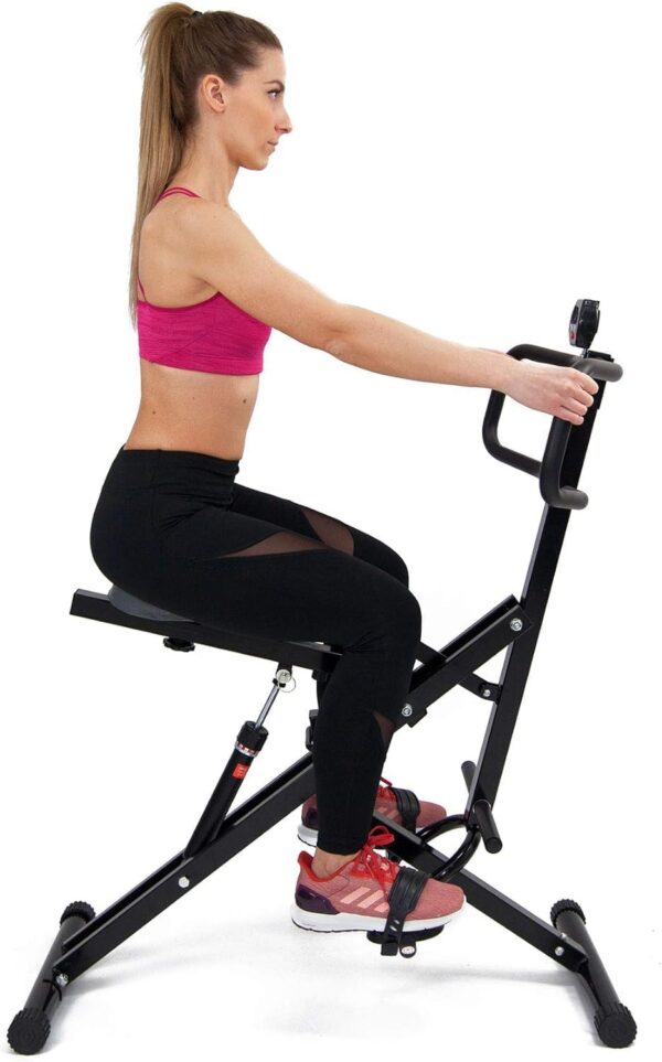 TechFit - Abdos de entrenamiento para musculación, todo Crunch, multifunción 6 en 1, banco abdominal de gimnasio plegable, equipo de fitness vertical, banco de entrenamiento de cuerpo completo