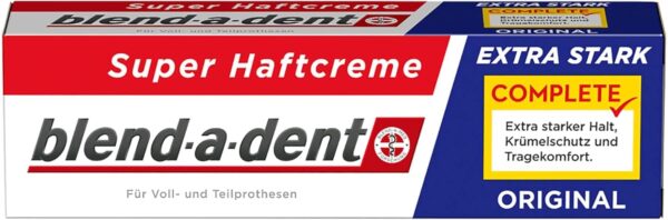 Blend-a-dent Crema adhesiva completa original, 47 g