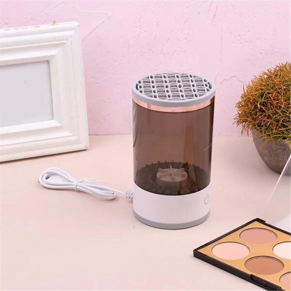 Cepillo de limpieza recargable, máquina de cepillo de limpieza, práctico limpiador de brochas de maquillaje, material plástico para cepillo recargable - Image 7