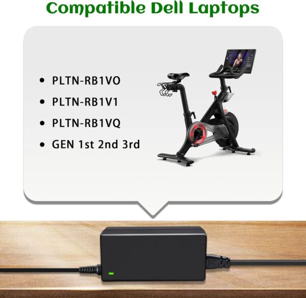 Gonine Cable de alimentación para Peloton Bicicleta Estática,12V 4.17A Adaptador AC para PLTN-RB1VO PLTN-RB1V1 PLTN-RB1VQ Gen 1 2 3 1ª 2ª 3ª Generación Bicicleta Estática - Image 2