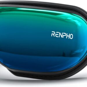 RENPHO Eyeris 1 – Masajeador de ojos con calor, Música Bluetooth y Masaje Vibratorio para migrañas, relaja y reduce la tensión ocular, ojeras,mejora el sueño, Regalo Mujer/Hombre