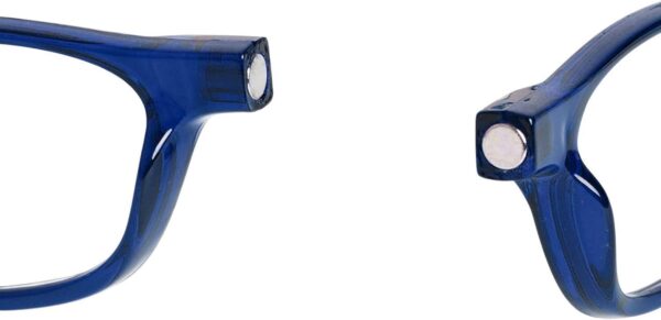 TBOC Gafas de Lectura Presbicia Vista Cansada - [Pack 4 Unidades] Montura [Transparente Burdeos Azul Negra] Graduadas +4.00 Dioptrías Hombre Mujer Regulables Plegables Lente con Imán - Image 6