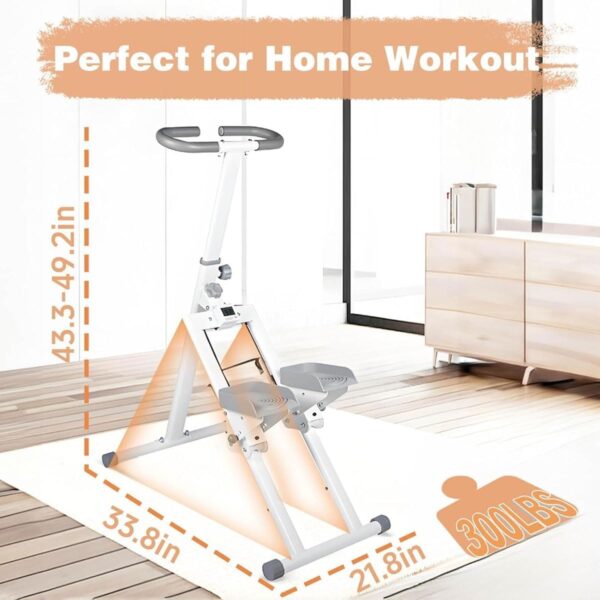 GHRERTX Máquina de Ejercicio de Escalada Vertical for Fitness en casa, Escalador Paso a Paso Plegable con Monitor LCD Entrenamiento de Cuerpo Completo Máquina de Paso de montaña Plegable - Image 7