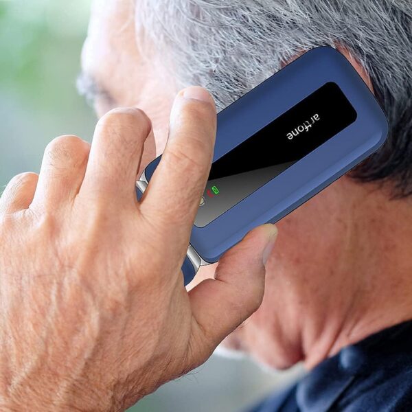 artfone Teléfono Móvil para Mayores, Senior Móviles de Teclas Grandes, SOS Botón, Pantalla de 2,4 Pulgadas, 2G gsm, Doble SIM, Llamada rápida, Sonido Fuerte de Radio, 1200mAh Batería, Azul - Image 6