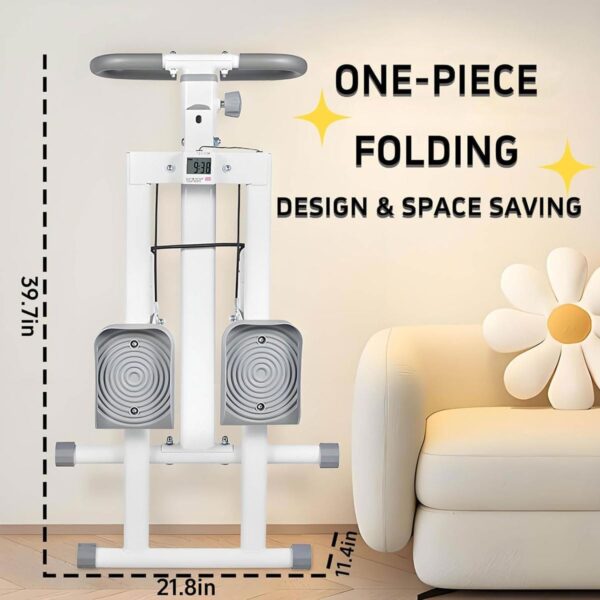 GHRERTX Máquina de Ejercicio de Escalada Vertical for Fitness en casa, Escalador Paso a Paso Plegable con Monitor LCD Entrenamiento de Cuerpo Completo Máquina de Paso de montaña Plegable - Image 6
