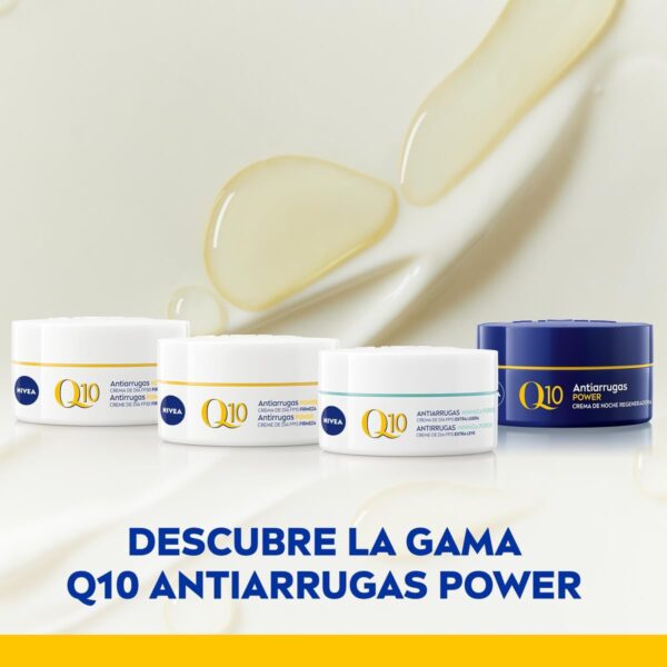 NIVEA Pack Rutina Antiedad Q10 Antiarrugas Power 4 semanas, Caja de regalo con crema de día con FP15 (1 x 50 ml), crema de noche (1 x 50 ml) y sérum concentrado (1 x 15 ml) - Image 6
