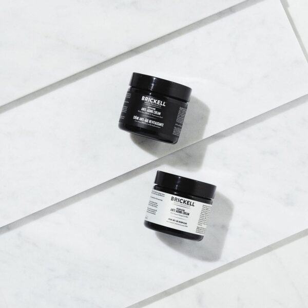 Brickell Men's Day and Night Anti Ageing Cream Rutina, Natural y Orgánica, Sin Perfume - Image 2