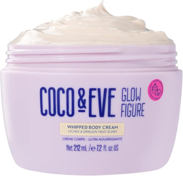 Coco & Eve Glow Figure - Crema corporal hidrante - Loción para mujer | Hidratación para el cuerpo (212 ml)