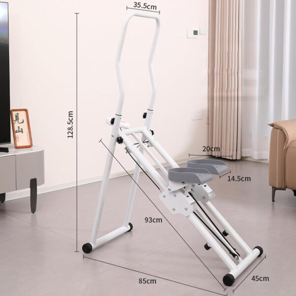 Escalador de Escaleras, Máquina Plegable de Pasos, Equipo de Escalada en Casa con Pantalla Lcd y Manillar Para Piernas, Altura Ajustable Para Todo el Cuerpo, Cardio, Gimnasio, Fitness, Práctica de Mon - Image 7