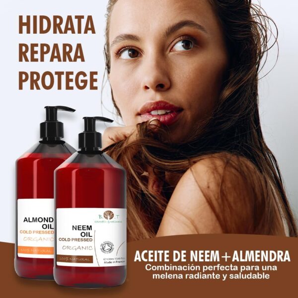 Aceite de Neem Orgánico - + 300 Control de Plagas - Huerto Saludable, Agricultura Ecológica - Anti Pulgones, Cochinillas, Repelente Mosquitos - Cuidado de Piel, Cabello y Mascotas 250 ML - Image 11