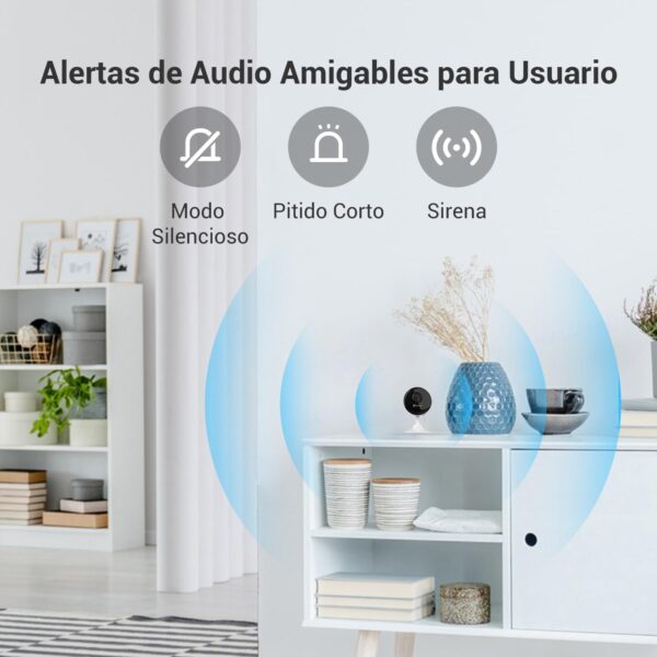 EZVIZ Kit de 2 Camaras de Vigilancia Interior 1080p IP Cámara de Seguridad con Visión Nocturna, 2.4GHz Wi-Fi Detección de Movimiento, Audio Bidireccional, Monitor de Bebé, C1C 2PK - Image 5