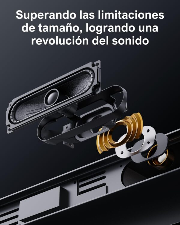 ULTIMEA Dolby Atmos Barra De Sonido para TV, Potencia Máxima 190W, BASSMX, 3D Sonido Envolvente, 2.1 Barra Sonido con Subwoofer, Diseño Compacto Cine En Casa PC Soundbar, 5.3 Bluetooth, Nova S50 - Image 6