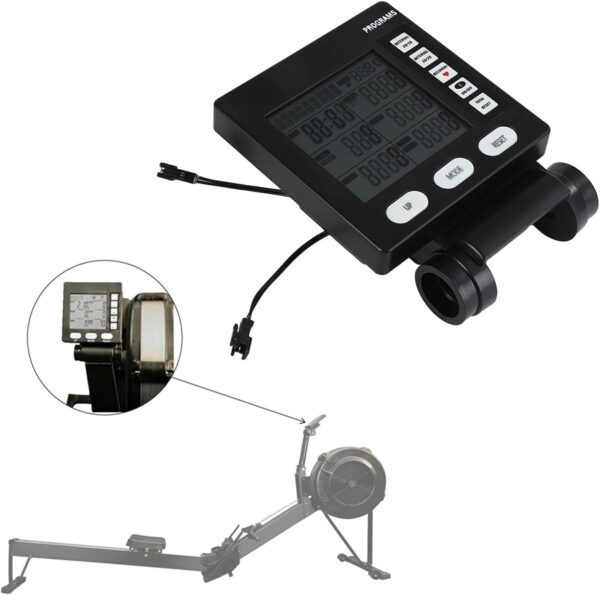 Máquina de remo de seguimiento de la salud, velocímetro de fitness con pantalla digital LCD para un análisis completo del entrenamiento - Image 2