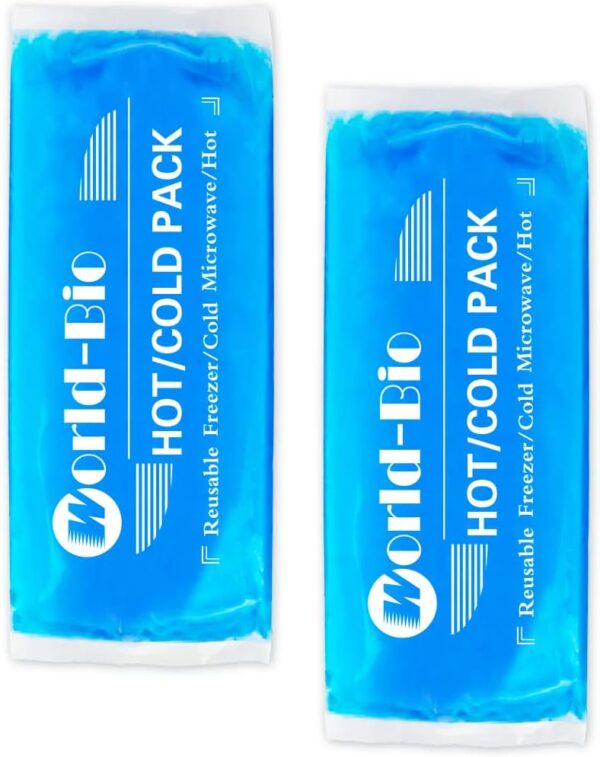 2 Paquetes de hielo suave reutilizables hielo gel frío y caliente para lesiones, dolores de cabeza, alivio del dolor en las articulaciones, gel hielo terapia flexible en el cuello, tobillo, rodilla - Image 8