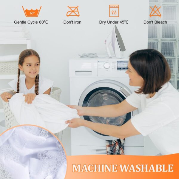 Luriseminger 2pcs Funda para Camilla de Masaje, 70 x 190cm Impermeable Funda de Cama de Masaje, Lavable Funda para Mesas de Cosméticos y Bancos de Terapia - Image 6