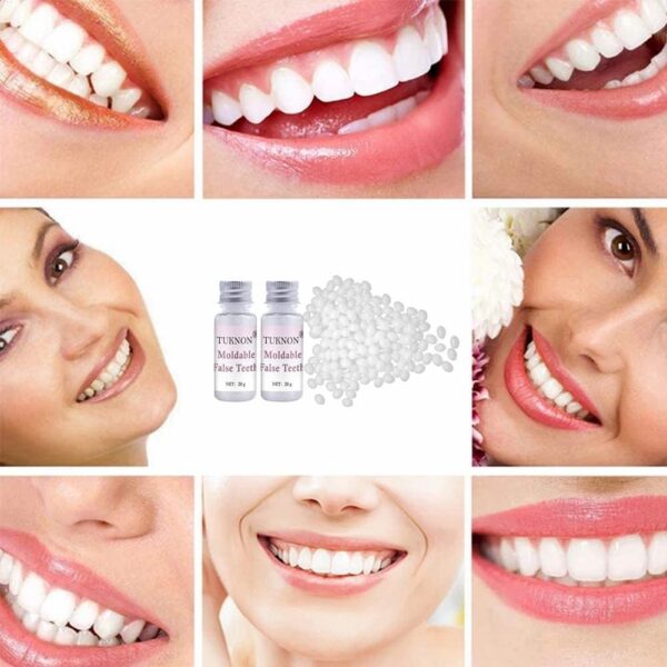 Kit de Reparación Dental, Kit de Reparación de Dientes, Kit de Reparación de Dientes Temporal, Reemplazos de Dientes Temporales, para Fotografía, Maquillaje o Empastes Temporales - Image 4