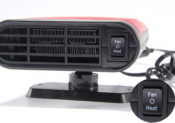 LIbgiubhy Calentador portátil para coche, ventilador de 150 W, 12 V, ventilador para parabrisas, calentador de coche, ventilador de coche, secador de calefacción - Image 7