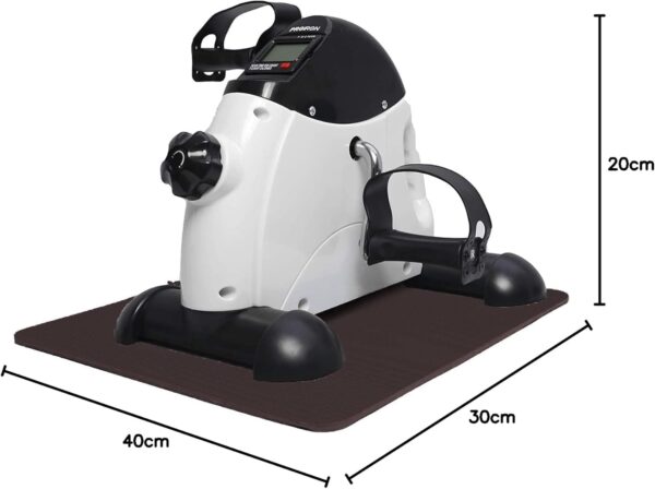 PROIRON Pedales Estaticos, Mini Bicicleta Estáticas con Pantalla LCD y Resistencia Ajustable, Entrenamiento de Brazos y Piernas, para Fitness Ajustable Resistencia para Hacer Ejercicio - Image 8