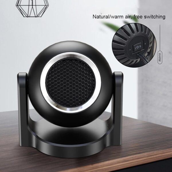 Csnbfiop 12 V 120 W Calentador de coche portátil Calefacción rápida secadora parabrisas Descongelador ventilador caliente ventilador eléctrico ventana demister - Image 4