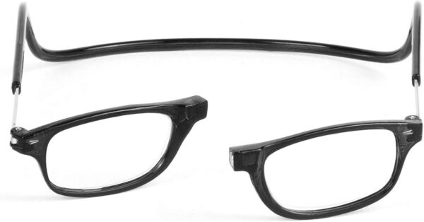 TBOC Gafas de Lectura Presbicia Vista Cansada - [Pack 4 Unidades] Montura [Transparente Burdeos Azul Negra] Graduadas +4.00 Dioptrías Hombre Mujer Regulables Plegables Lente con Imán - Image 4