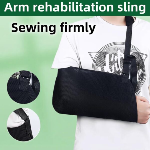 Cabestrillo Brazo,Cabestrillo Brazo Derecho Izquierdo,Hombro Arnés para Muñeca Rota,Cabestrillo Hombro para Mujeres y Hombres,Soportes de Brazos Hombro Inmovilizador Ajustable,Cómodo Soporte Hombro - Image 2