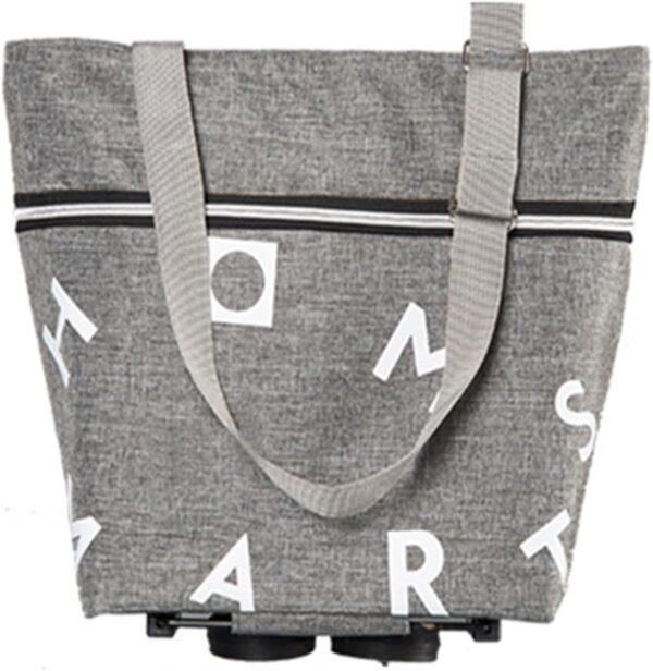 LEJIAJU Carrito plegable para la compra, bolsa de tela Oxford resistente, carrito de la compra plegable con rodamiento suave - Image 5