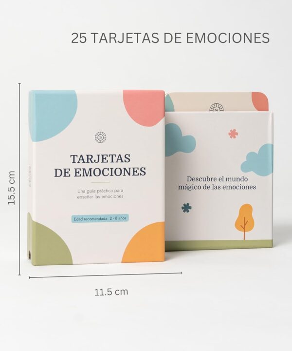 Samma Sati Tarjetas de Emociones | Juego Educativo Montessori | Flashcards Didácticas para Niños a Partir de 2 Años | Pictogramas en Español | Aprende sobre Gestión de Emociones - Image 3