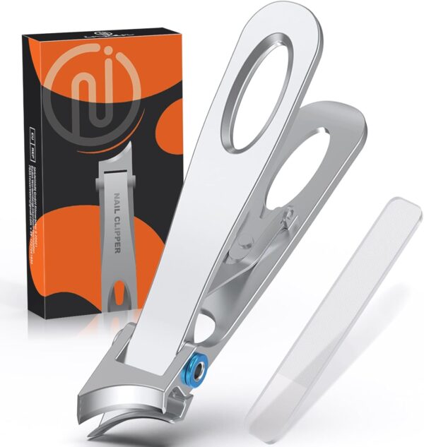 Cortauñas Profesional de Hoja inclinada a 45° para uñas encarnadas gruesas, Ergonomía Cortauñas Set Afiladas para personas mayores Hombre Adult, Cortauñas Manicura para las uñas y las uñas de los pies