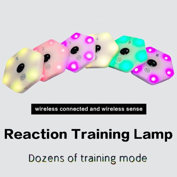 BOBVB Luces Inteligentes De Entrenamiento De Velocidad De Reacción Ágil, Luces De Reacción, Que Mejoran El Tiempo De Reacción, El Estado Físico, La Velocidad Y La Agilidad, para Entrenadores(4 Luces) - Image 4