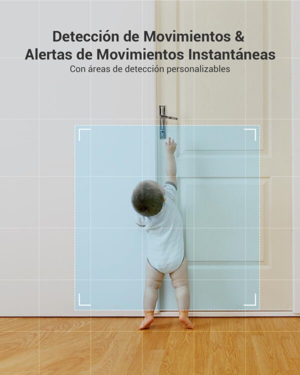 EZVIZ Kit de 2 Camaras Vigilancia WiFi Interior Bebe 1080P, Visión Nocturna, Detección de Movimiento, Audio Bidireccional, Fácil de Configurar,Compatible con Alexa, Modelo CTQ2C 2PK - Image 4