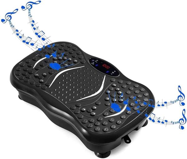 WSHA Plataforma de Placa de vibración de Cuerpo Completo silencioso 330 Lbs Máquina de eliminación de Grasa Bluetooth Música USB, 220V
