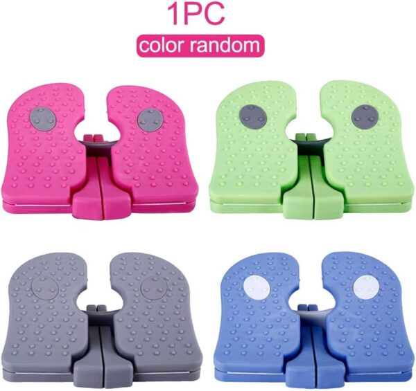 DASNTERED Mini paso a paso, máquina paso a paso para pies, dispositivo de ejercicio debajo del escritorio, ejercitadores de piernas, equipo práctico de fitness para gimnasio en casa (color al azar) - Image 3