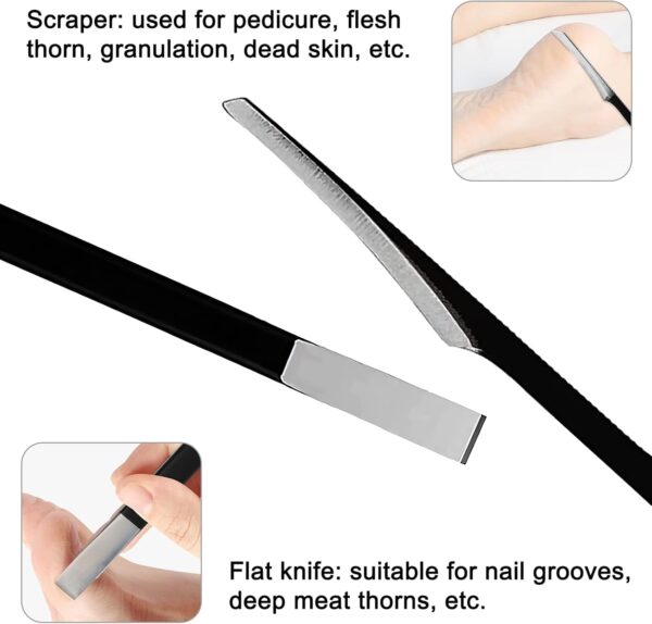Cuchillo De Pedicura Juego De Cuchillos Pedicura Profesional Cuchillas Para Callos Bisturi Cuchilla Pies Bisturi Podologo Cortacallos Acero Inoxidable Cortacallos Pies Corta Callos Pies Cuchillo - Image 4