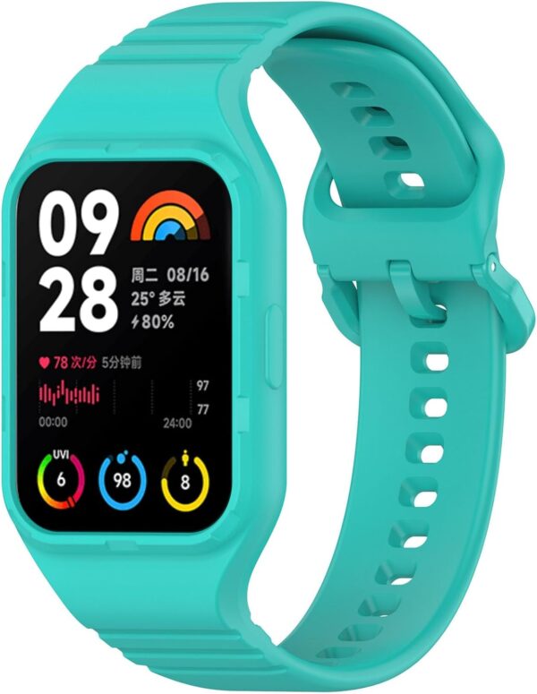 Ywmsfl Correa de reloj de TPU ajustable para relojes inteligentes Band 8, correa de repuesto