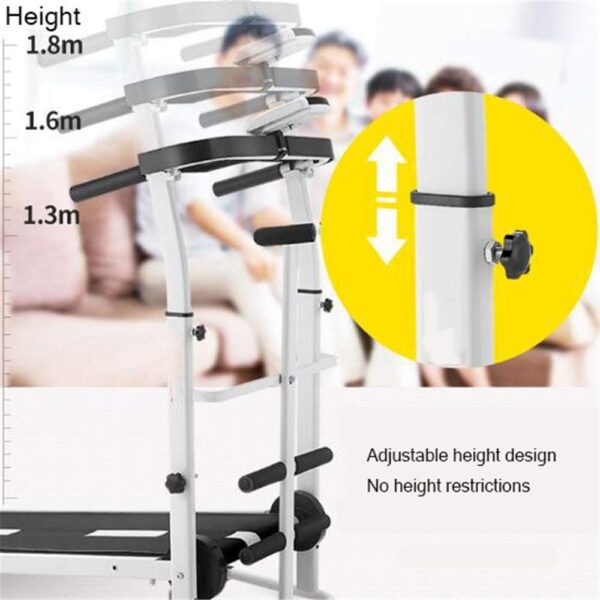 BCLGCF Cinta De Correr Plegable: Máquina De Trabajo Manual Cardio Fitness Exercise Incline Home Running Machine, Equipo De Fitness Silencioso Multifuncional - Image 7