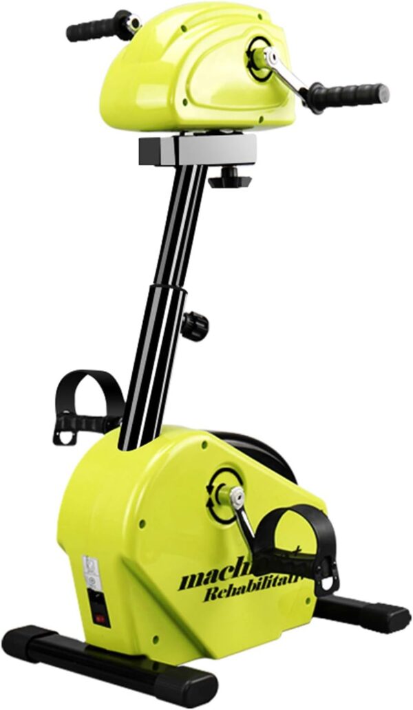 Wgwioo Pedal Eléctrico Ejercitador Médico Vendedor Ambulante, Fisioterapia Y Entrenador De Bicicleta De Rehabilitación Motorizada para Discapacitados, Discapacitados